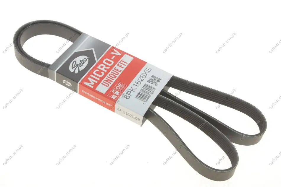 Ремінь генератора Chery Tiggo 1.6-2.0 06- Gates 6PK1628XS (фото 1)