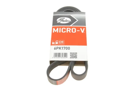Ремінь генератора Citroen Berlingo/Peugeot Partner 1.6 08- GATES Gates 6PK1700