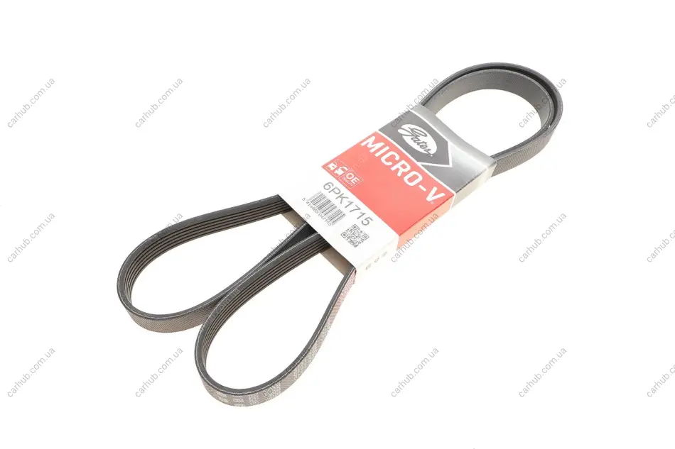 Ремінь генератора BMW 2 Grand Tourer (F45)/X1 (F48) 03/15- GATES Gates 6PK1715 (фото 1)