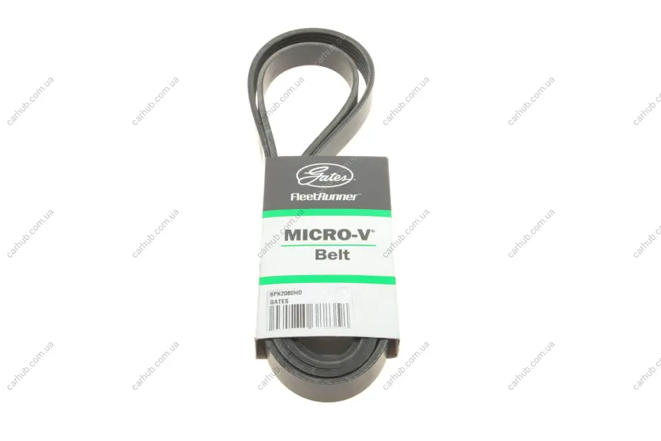 Ремінь генератора MB Sprinter 2.9TDI 95-06 OM602 GATES Gates 6PK2080HD (фото 1)
