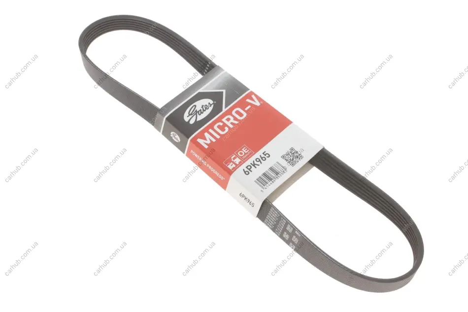 Ремінь генератора Ford Transit/Citroen Berlingo/Peugeot 308 1.6D 13- GATES Gates 6PK965 (фото 1)