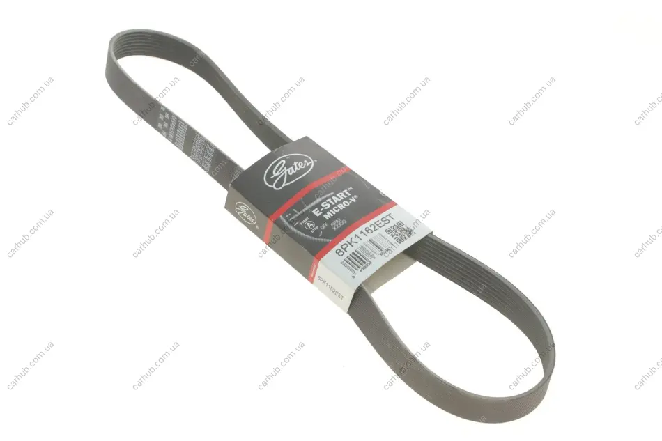 Ремінь генератора BMW 5 (G30/F90)/X3 (G01/F97) 16- B47 (8PK1162) Gates 8PK1162EST (фото 1)