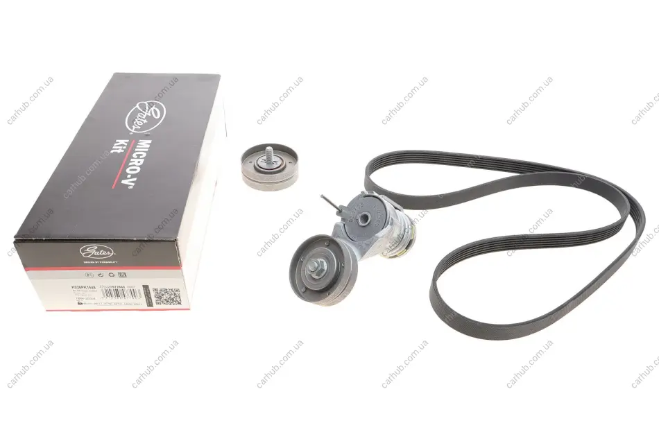 Комплект ременя генератора Skoda Octavia/VW Golf IV 1.4/1.6 16V 96-10 (6PK1548) GATES Gates K026PK1548 (фото 1)