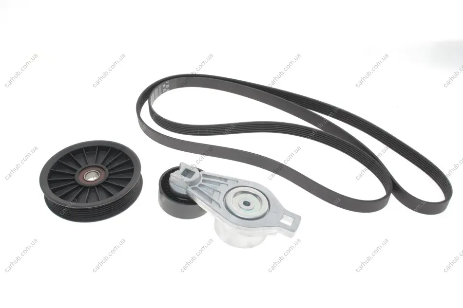 Комплект ременя генератора Jeep Wrangler II 2.4 02-07 (6PK2145) GATES Gates K036PK2145 (фото 1)