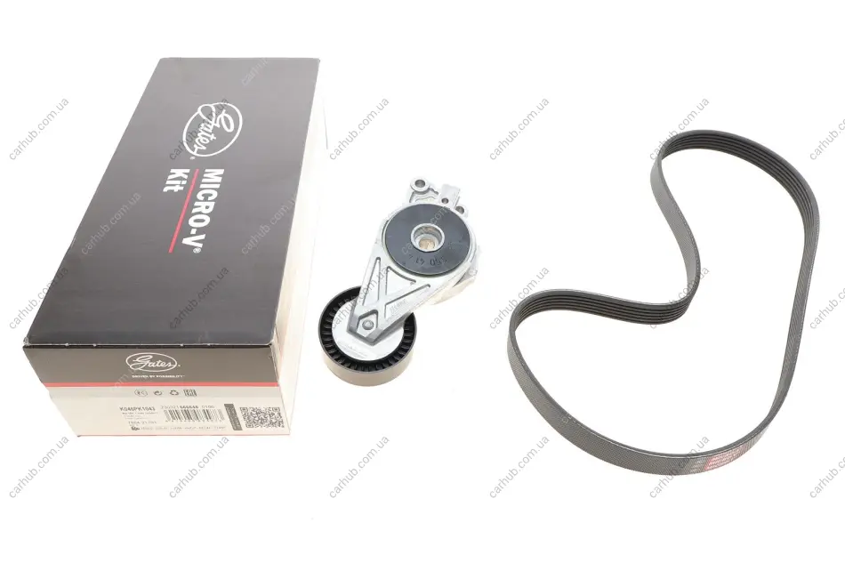 Комплект ременя генератора Audi A3/Seat Leon/Skoda Octavia/VW Caddy/Passat B6 1.6-2.0 03- GATES Gates K046PK1043 (фото 1)