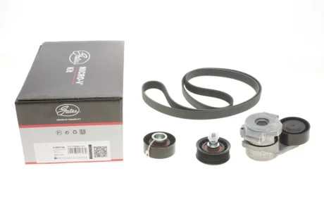 Комплект ременя генератора Citroen Jumper/Peugeot Boxer 2.2 HDi 11- (6PK1640) GATES Gates K166PK1640