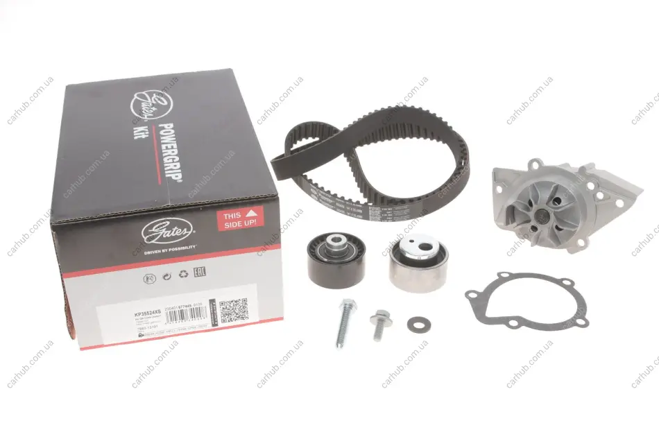 Комплект ГРМ + помпа Citroen Berlingo/Jumpy/Peugeot/Expert/Partner/Expert 2.0HDI 98-11(25.4x141z) GATES Gates KP35524XS (фото 1)
