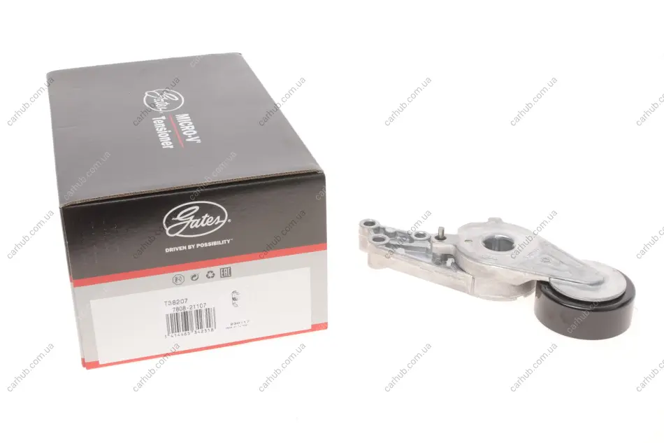 Натяжник ременя генератора Audi A4/A6 1.8-2.0 TSFI 00-08 (d=76mm) GATES Gates T38207 (фото 1)