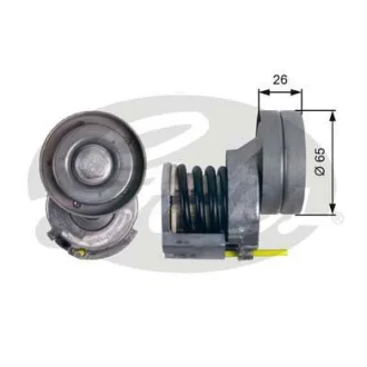 Натягувач ременя генератор 1.2/1.4TSI Caddy III/Golf V/Fabia/Octavia/A3 08- Gates T39023