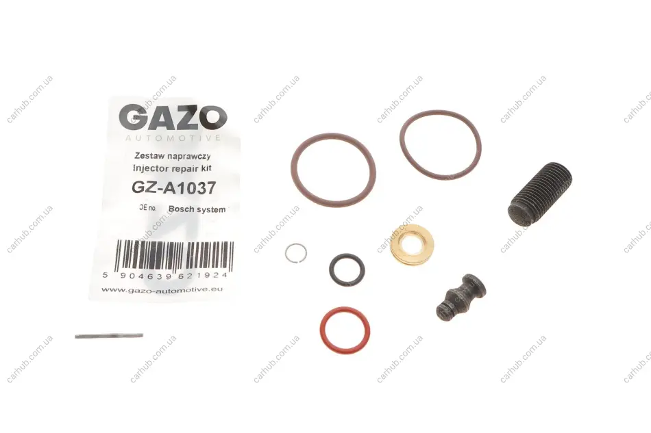 Ремкомплект форсунки VW T5/Caddy 03-, 1.9TDI/2.5TDI (з регул. болтом) GAZO GZ-A1037 (фото 1)
