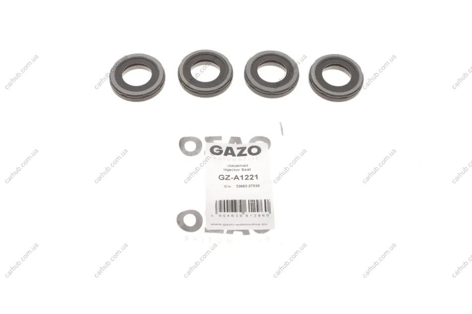 Сальник форсунки (к-кт 4шт) Toyota Rav4 2.0/2.2D 01- GAZO GZ-A1221 (фото 1)