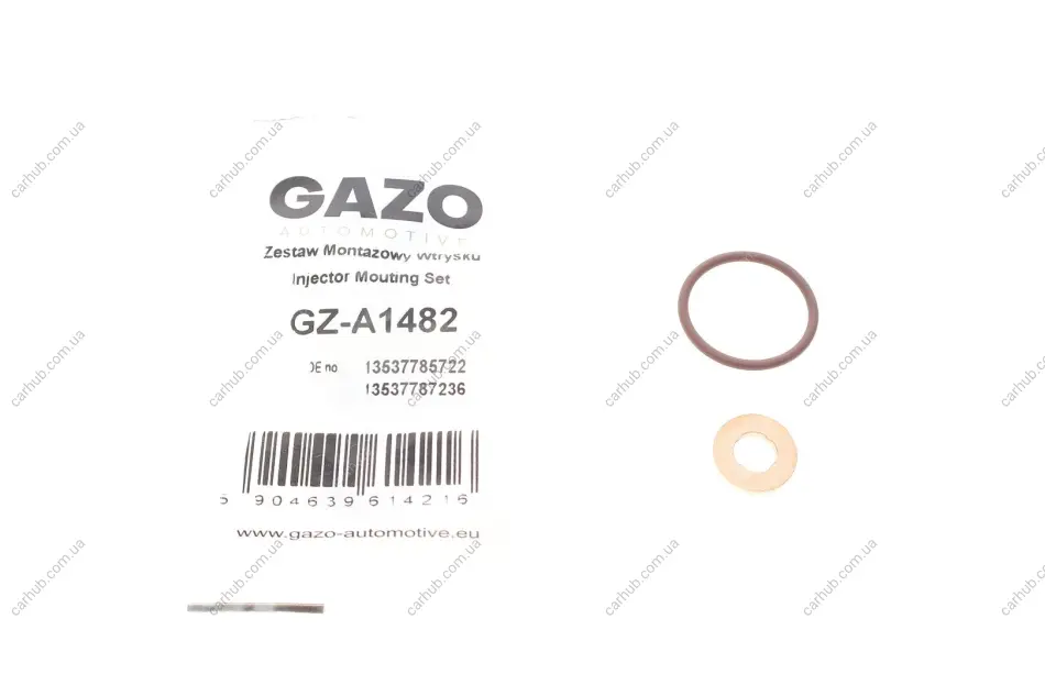 Прокладки форсунки BMW 5 (E39)/X5 (E53) 98-03 (M57) (к-кт) GAZO GZ-A1482 (фото 1)