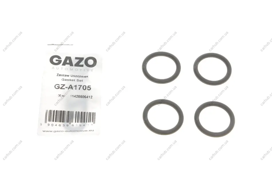 Прокладка фільтра масляного BMW 1 (E87)/3 (E90)/5 (E60)/X1/X3 2.0D 03-15 N47 (к-кт) GAZO GZ-A1705 (фото 1)