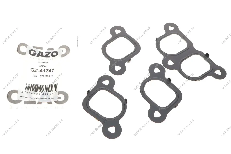 Прокладка колектора впускного VW T5 2.5TDI (к-кт 4шт) GAZO GZ-A1747 (фото 1)