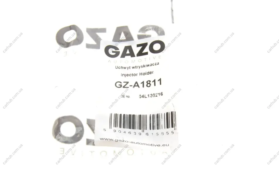 Кронштейн форсунки VW 2.0 TDI 10- GAZO GZ-A1811 (фото 1)