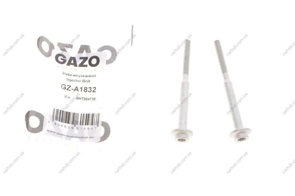 Болт кріплення форсунки VW Caddy/T5 2.0TDI 10- (к-кт 2шт.) GAZO GZ-A1832 (фото 1)