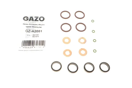 Ремкомплект форсунки Opel Astra G 2.0-2.2 DI 98-05 (к-к-т на 4шт) GAZO GZ-A2051