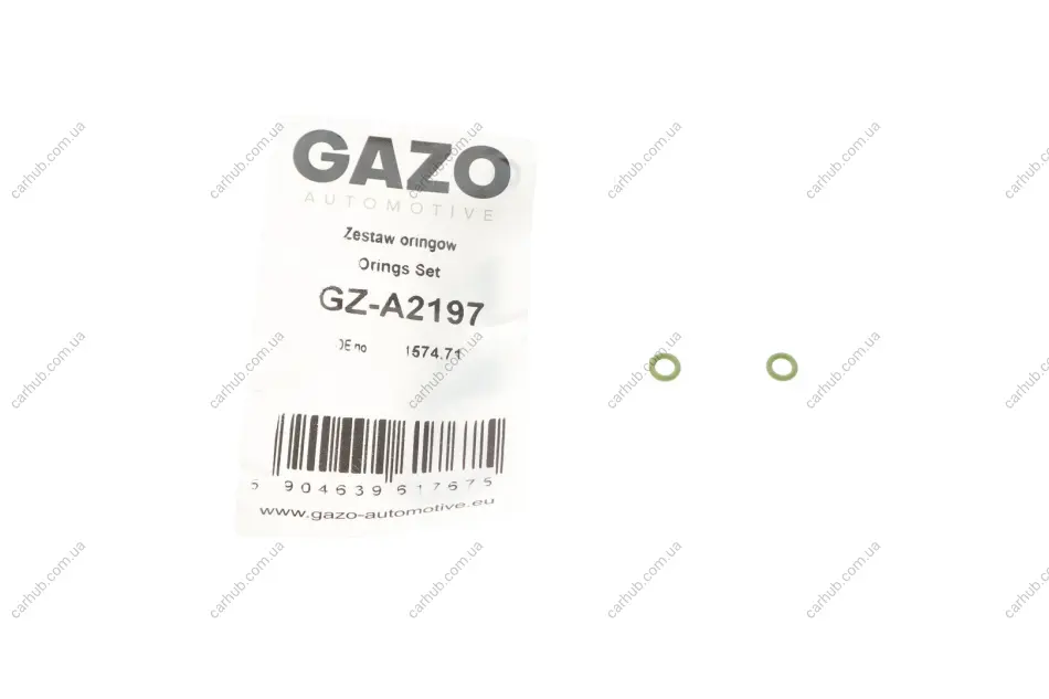 Прокладка форсунки Ford Fiesta/Citroen C3/Peugeot 206 1.4 HDi 02- (к-кт 4шт) GAZO GZ-A2197 (фото 1)