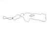 Прокладка кришки клапанів (R) BMW 5 (F10)/7 (F01/F02/F03/F04)/X5 (E70)/X6 (E71/E72) (N63) 07- (к-кт) GAZO GZ-A2400 (фото 1)