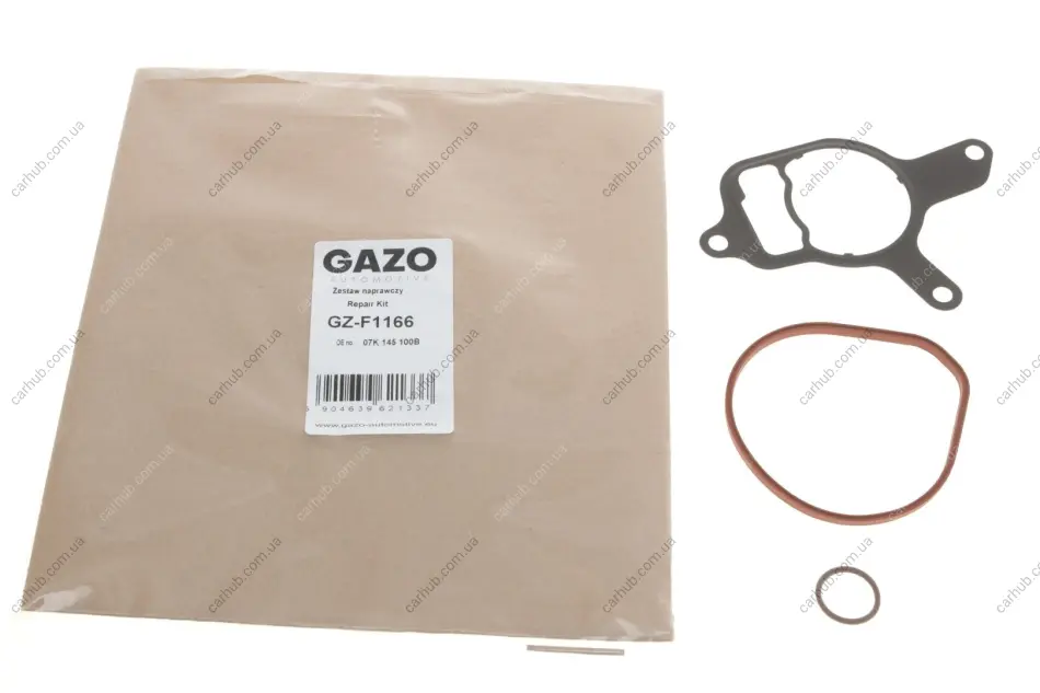Прокладка насоса вакуумного VW Golf VI/Jetta III/IV 2.5 06- (к-кт) GAZO GZ-F1166 (фото 1)