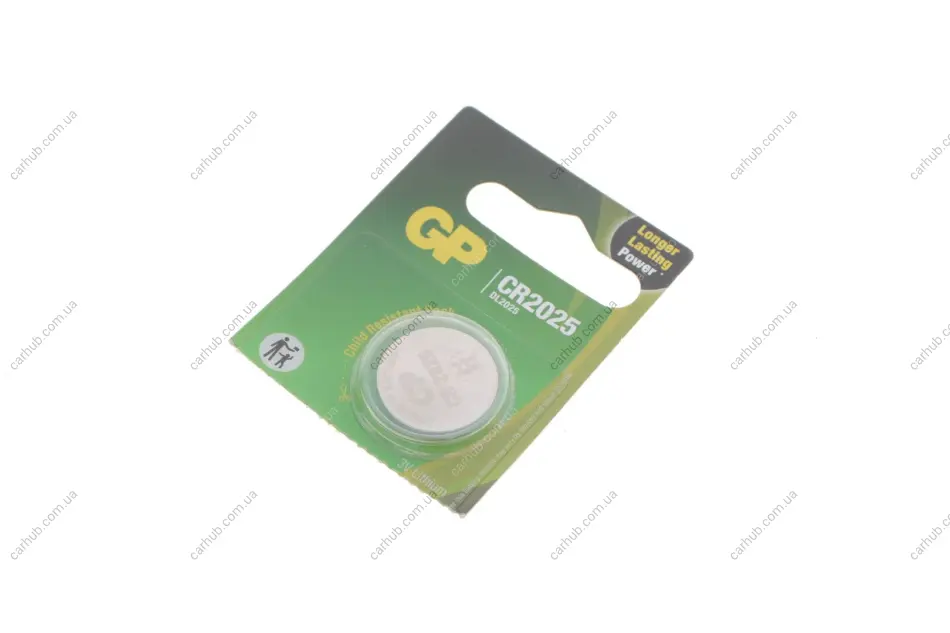 Батарейка Lithium CR2025-8U5 (3V DC) (1шт) GP 4891199001130 (фото 1)