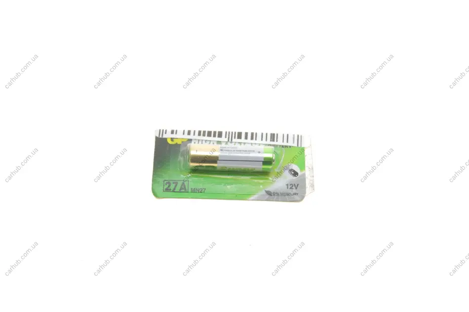 Батарейка Alkaline 27A-U5 (12V) (MN27) (1шт) GP 4891199011504 (фото 1)