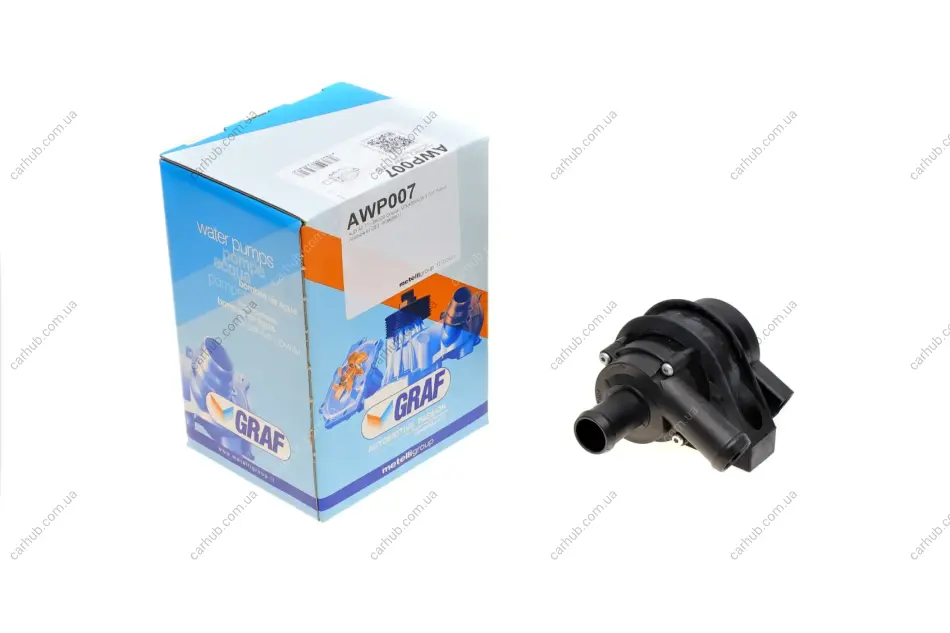 Насос системи охолодження (додатковий) Audi A3 04-13/TT/Skoda Octavia 08-14/VW Golf/Passat 04-16 GRAF AWP007 (фото 1)