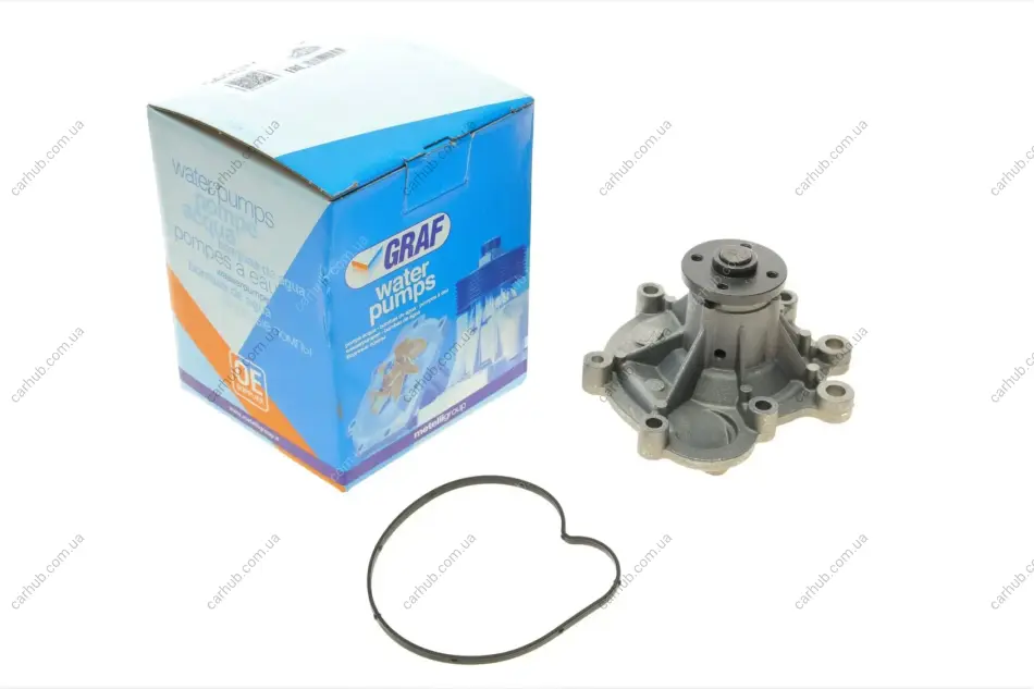 Помпа води MB C-class (W203/W204)/E-class (W211/W212)/SLK-class (R171/R172) 1.8 02- (B/B) (6 лоп) GRAF PA1107 (фото 1)