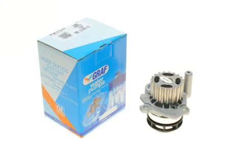 Помпа води Audi/Seat/Skoda/VW Crafter/Caddy/T5/Passat/Golf 1.6TDI/2.0TDI/BiTDI 06- (19z)(R/B)(8лоп) GRAF PA1137