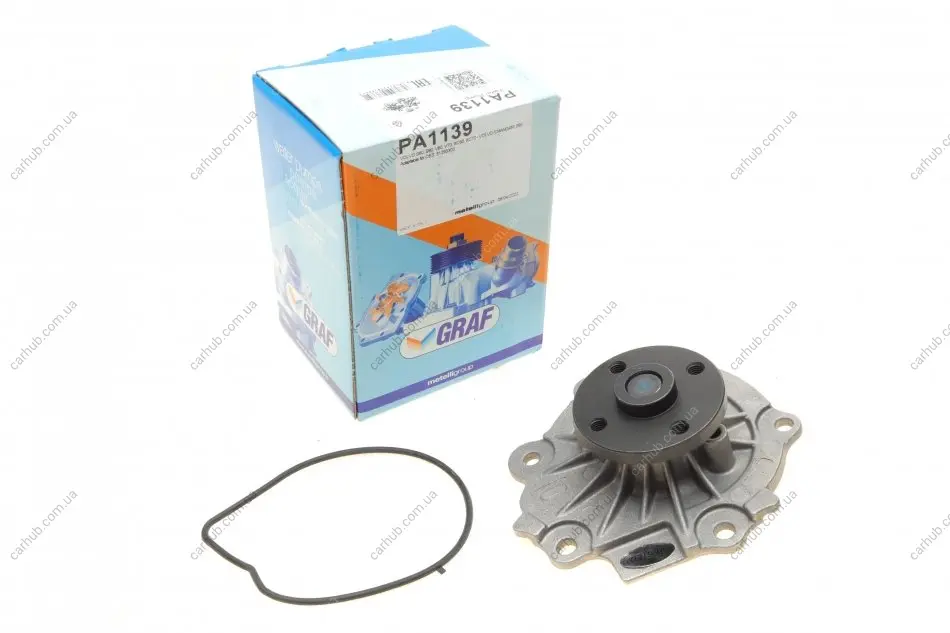Помпа води Volvo S60/S80/V60/V70/XC60/XC70 3.0/3.2 06-18 (B/B) (6 лоп.) GRAF PA1139 (фото 1)