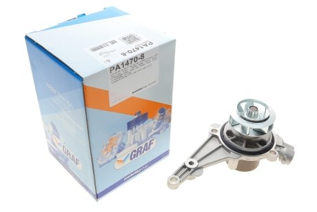 Фото насос воды Audi A3/A4/A6/Q2/Q3/Skoda Octavia/VWPassat B8 2.0D 18- (с прокладкой) GRAF PA1470-8 Насос воды Audi A3/A4/A6/Q2/Q3/Skoda Octavia/VWPassat B8 2.0D 18- (с прокладкой) GRAF PA1470-8