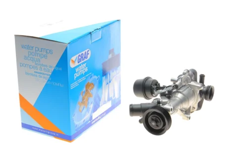 Помпа води MB A-class (W176)/B-class (W246)/GLA 1.6/2.0 M270 11-19/Infiniti Q30 15- (switchable) GRAF PA1492