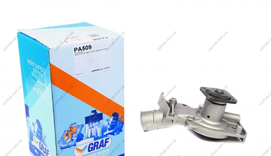 Помпа води Ford Mondeo I/II 1.6i/1.8i/2.0i 16V 93-00 (R/B) (7 лоп.) GRAF PA509 (фото 1)