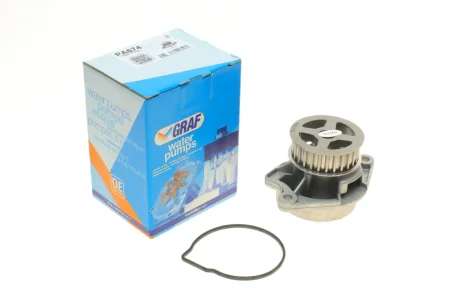 Помпа води Skoda Fabia/Octavia/Seat Ibiza/Cordoba/VW Caddy/Golf/Polo 1.4/1.4 16V 00-(27z)(B/B)(7лоп) GRAF PA674