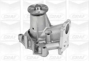 Помпа води Mitsubishi Pajero 2.5TD 92-07/Pajero Sport 2.5TD 98-/Hyundai H-1/Terracan 2.5D/TD/TCI 97-07 (R/B) (8 лоп) GRAF PA701 (фото 1)