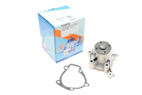 Помпа води Hyundai Elantra/Tucson/i30/Kia Sportage/Cee\'d/Soul 2.0/2.0 16V/CVVT 00- (R/B) (6 лоп) GRAF PA972