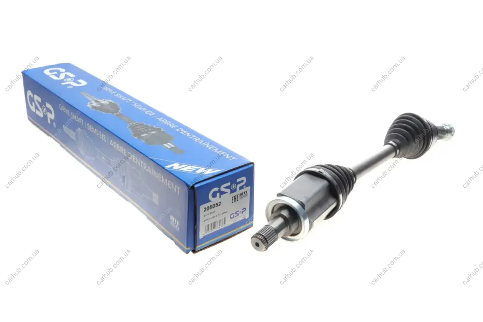 Піввісь (передня) BMW X5 (E70/F15)/X6 (E71/E72/F16) 06-19 (L) (30x27/634) (N52/N55/N63) GSP 205052 (фото 1)