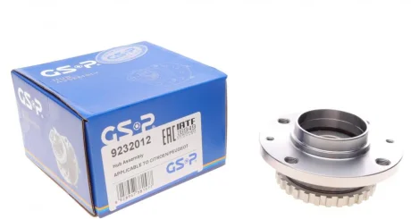 Підшипник маточини (задньої) Citroen Berlingo/Peugeot Partner 1.1-1.8i/1.9D 96-11 (+ABS)(к-кт) GSP 9232012