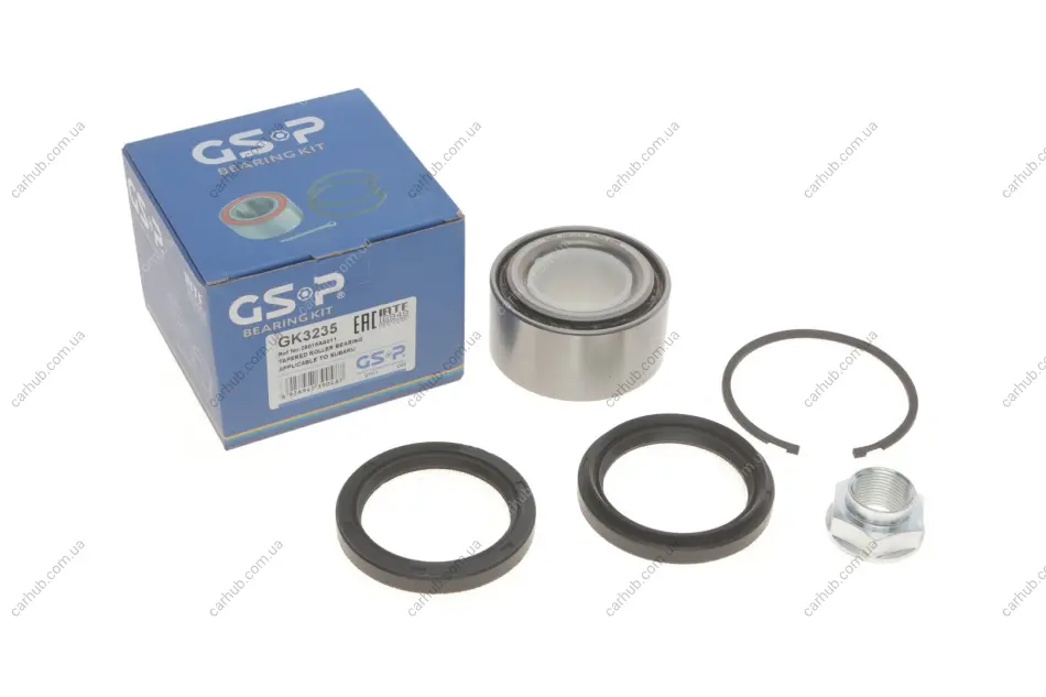 Підшипник маточини (передньої) Subaru Forester -08/Legacy -03/Impreza 92-07 (42x72x38) (к-кт) GSP GK3235 (фото 1)