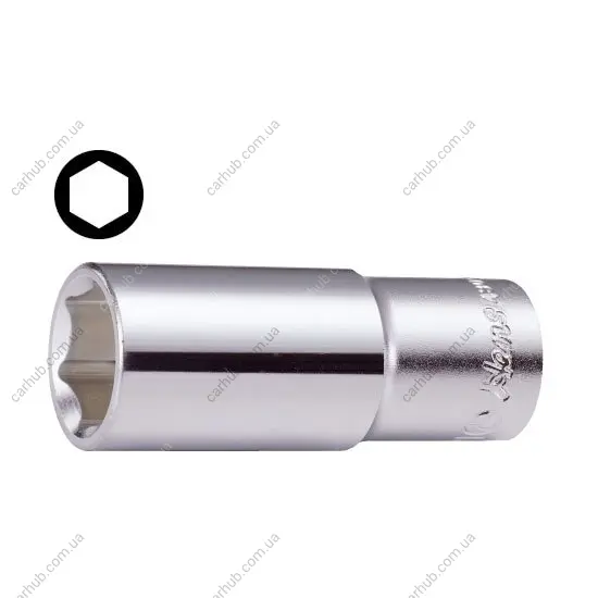 Насадка 1/2" (12,5 мм), 6-кутна, розмір насадок 6/12-кутних (мм): 13 мм, довжина: 76 мм HANS 4300M/13 (фото 1)