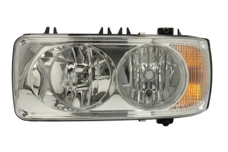 Фара лів (H1/H7/P21W/W5W, ручн, без мотора, колір відбивача: хром, колір повороту: помаранчевий) DAF 75 CF, 85 CF, CF 65, CF 75, CF 85, LF 45, LF 55, SB, XF 105, XF 95 01.74- HELLA 1EJ247 046-031