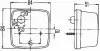 Ліхтар лів/прав CATERPILLAR 950G, 962G, 966G, 972G, M312, M313C, M315, M315C, M316C, M318, M318C, M320, M322C HELLA 2BA003 014-011 (фото 2)