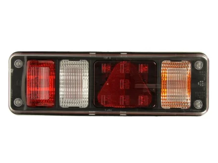 Ліхтар задній прав (LED/P21W/PY21W, 24В, з індикатором, світло протитуманних фар, світло заднього ходу, із стоп-сигналом, паркувальні вогні, аварійний трикутник, бокові зазори) HELLA 2VP340 961-027