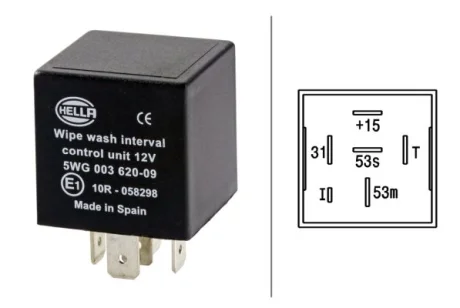 Реле склоочищувачів HELLA 5WG003620097