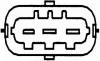 Датчик положення розподільчого валу OPEL ASTRA F, CALIBRA A, OMEGA B, VECTRA B 1.8-2.2 06.93-07.03 HELLA 6PU012 681-011 (фото 2)