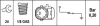 Датчик тиску масла (0,2Бар, 1 pin, чорн) TOYOTA CARINA E VI, FORTUNER, HIACE / COMMUTER V, HIACE V, LAND CRUISER PRADO, PASEO, PREVIA II 1.5-3.5 04.92- HELLA 6ZL003 259-511 (фото 2)