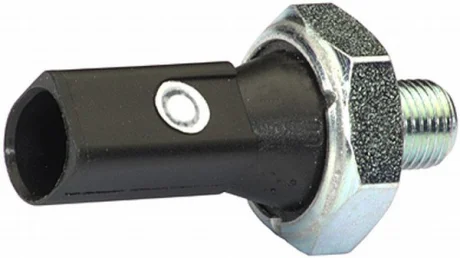 Датчик тиску масла (1,2-1,6Бар, 1 pin, чорн) AUDI A6 C5 SEAT CORDOBA, LEON SKODA OCTAVIA I VW BORA I, NEW BEETLE, TRANSPORTER T4 1.6-2.8 07.90-12.10 HELLA 6ZL008 280-051
