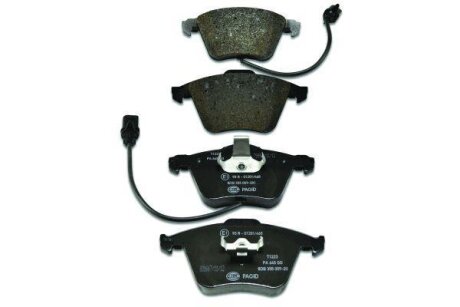 Колодки гальмівні дискові комплект передні HELLA 8DB355009201
