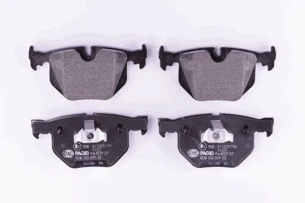 Колодки гальмівні дискові; задня вісь HELLA 8DB355009331 (фото 1)