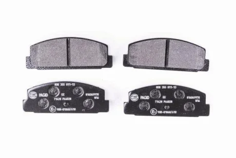Колодки гальмівні дискові комплект задні HELLA 8DB355011131